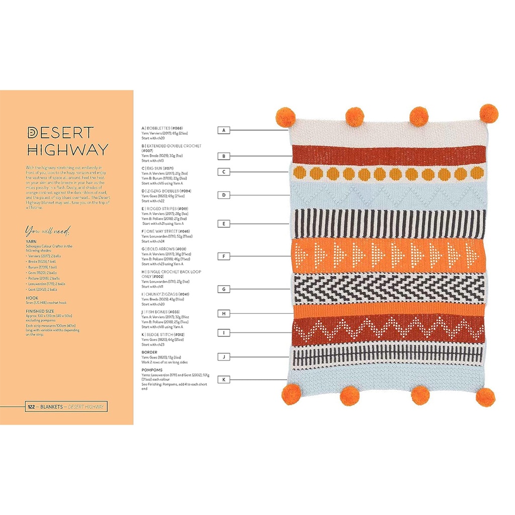 Mix and Match Modern Crochet Blankets
