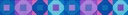 BLUE/PURPLE SQUARES RIBBON