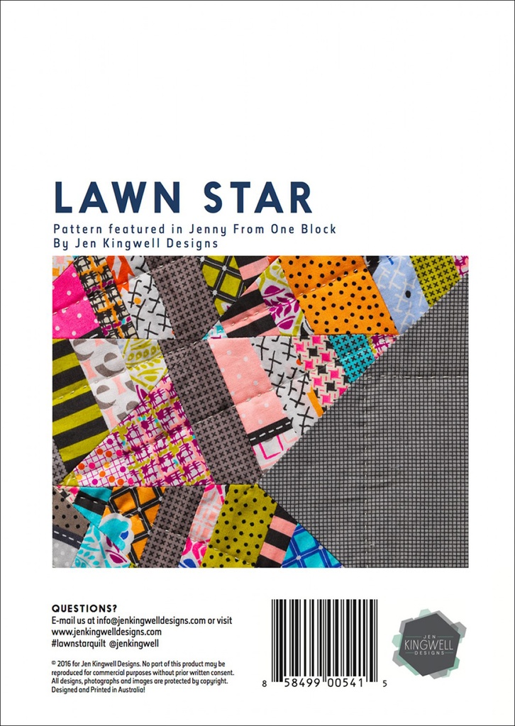 JKD Lawn Star, Acrylic Template Only