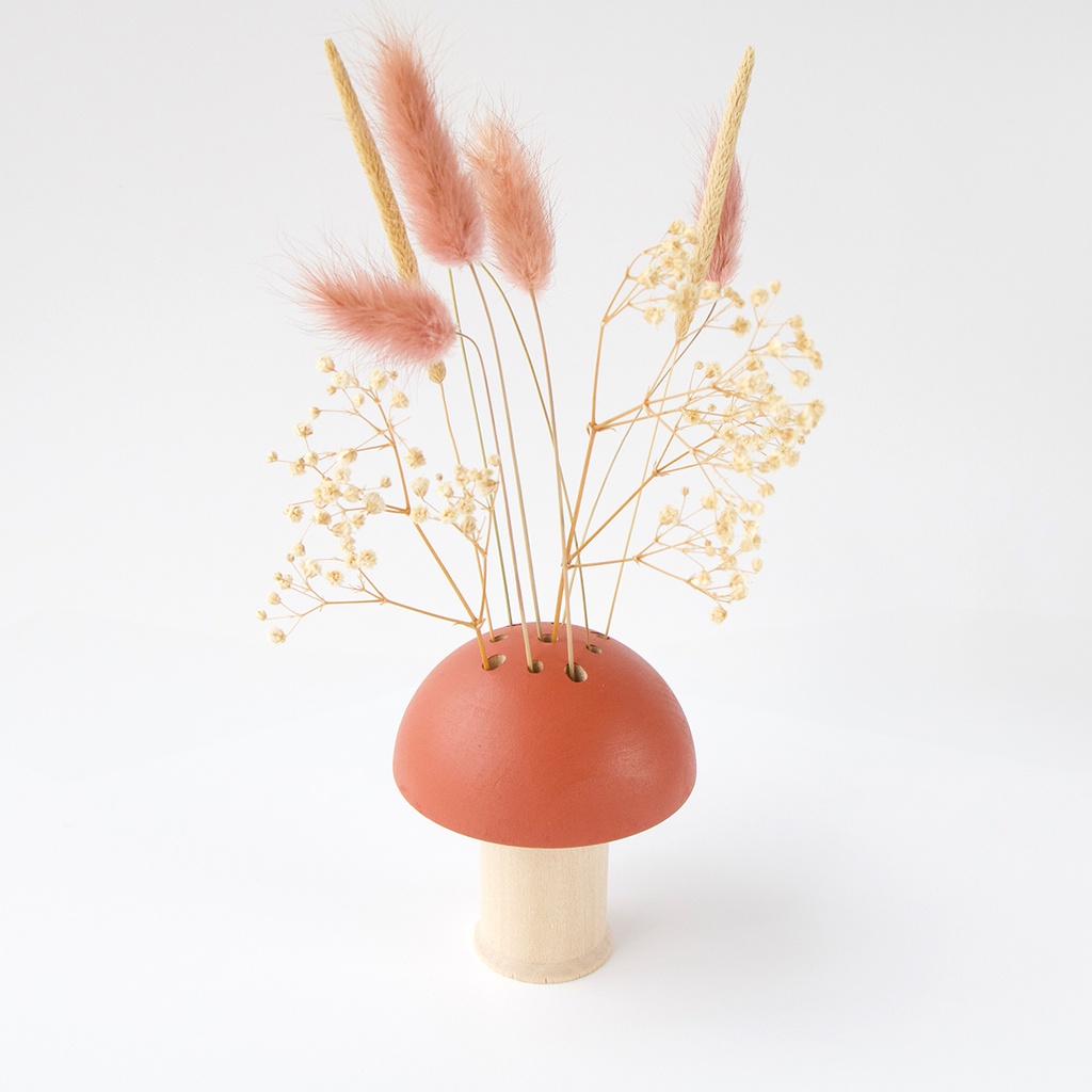 Large Mushroom Vase - Tall Base