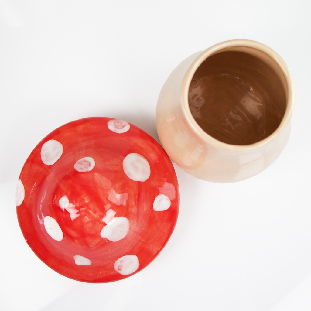 MUSHROOM JAR IN AMANITA MUSCARIA