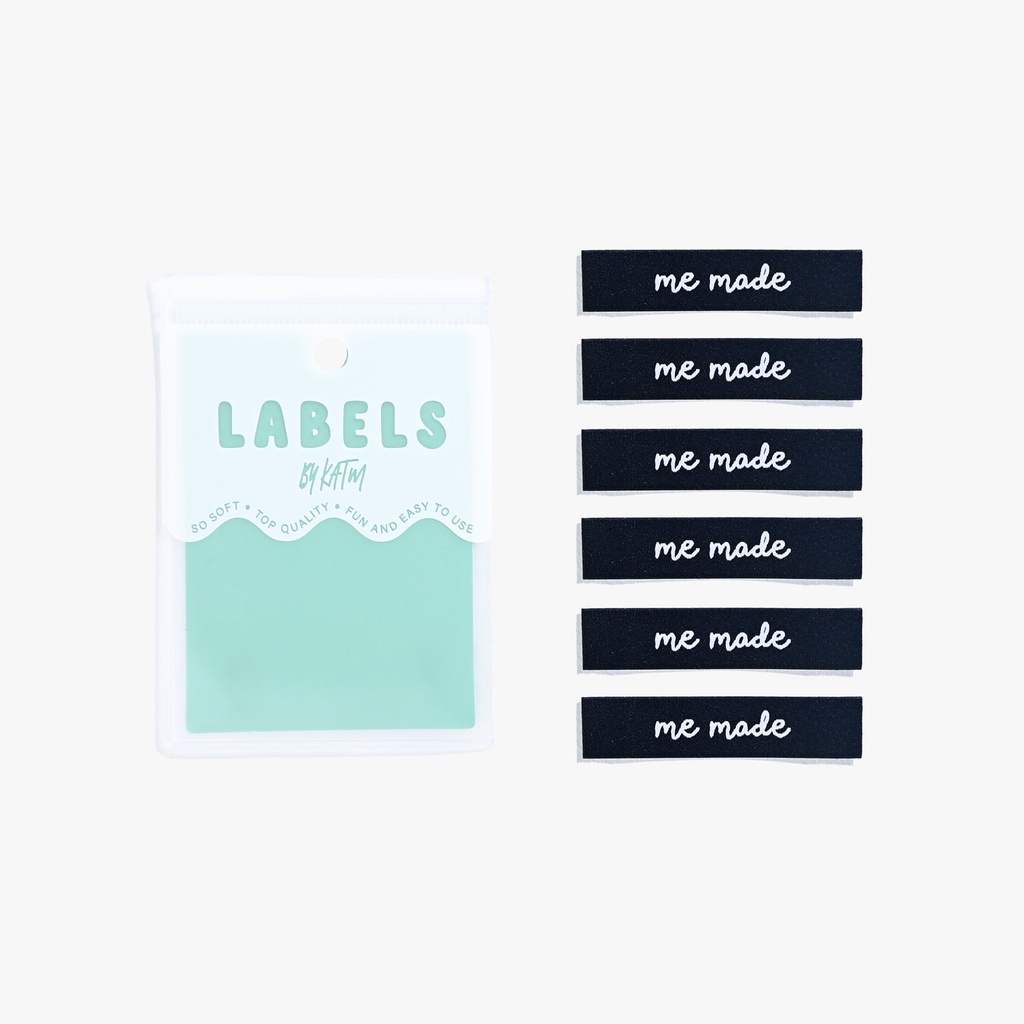 ​"Me Made" Woven Labels, 8pk