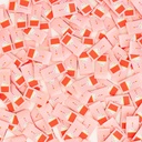​​Birthday Party Cupcake Woven Labels, 8pk