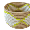 Woven Trinket Basket Neon