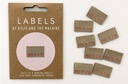 "WORTH THE EFFORT" WOVEN LABELS, 8PK