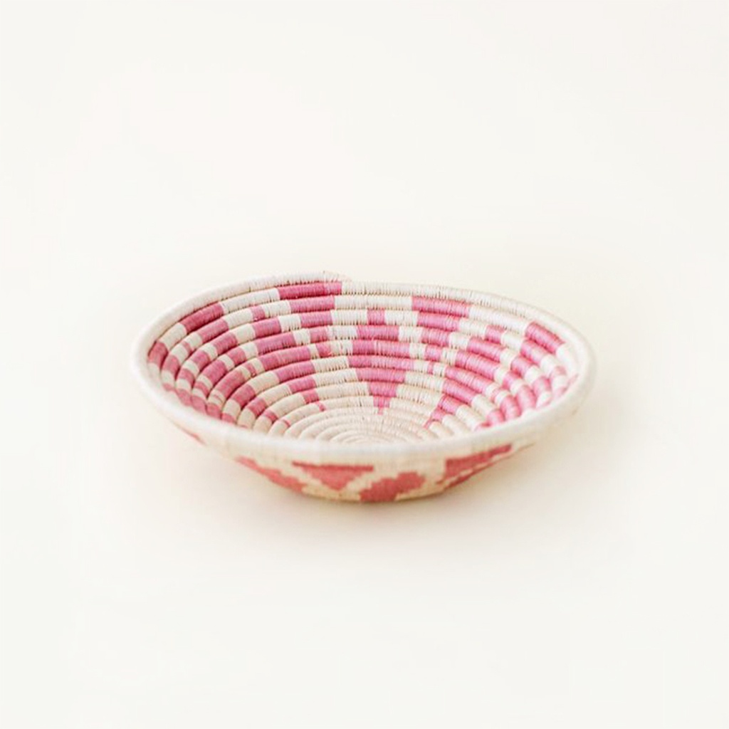Mini Mauve Plateau Basket