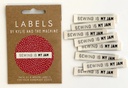 "SEWING IS MY JAM" WOVEN LABELS, 8PK