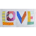 LOVE Cushion by Jen Kingwell