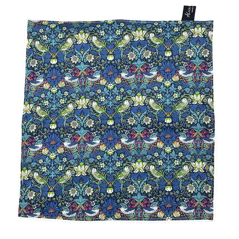 Liberty Face Cloth - Strawberry Thief Songbird