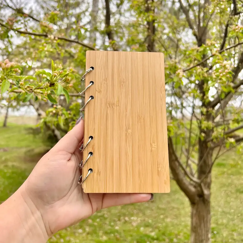 Bamboo Ringed Notebook