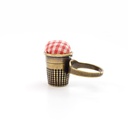 Little House Japanese Pincushion Thimble Ring