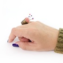 Little House Japanese Pincushion Thimble Ring