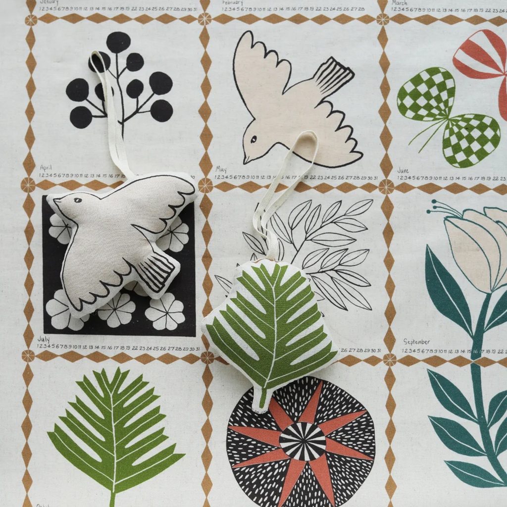 Bookhou, 2025 Fabric Calendar | Sue Spargo Folk Art Quilts