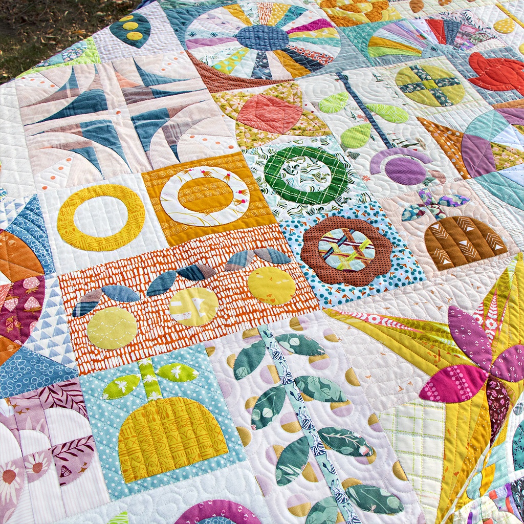 Caution! Curves Ahead Quilt Kit - Coastal