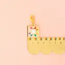 Color Wheel Zipper Charm