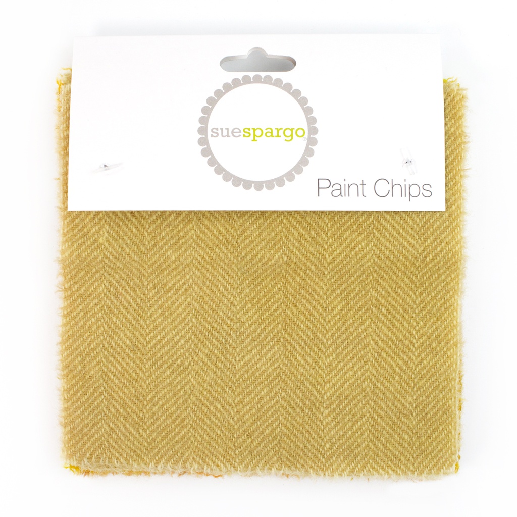 5" x 5" Textural Paint Chips - Yellow