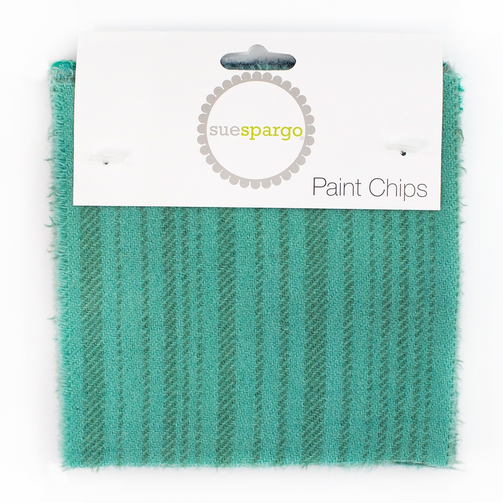 5" x 5" Textural Paint Chips - Teal