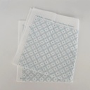 Cross Flower, Sashiko Cloth, White