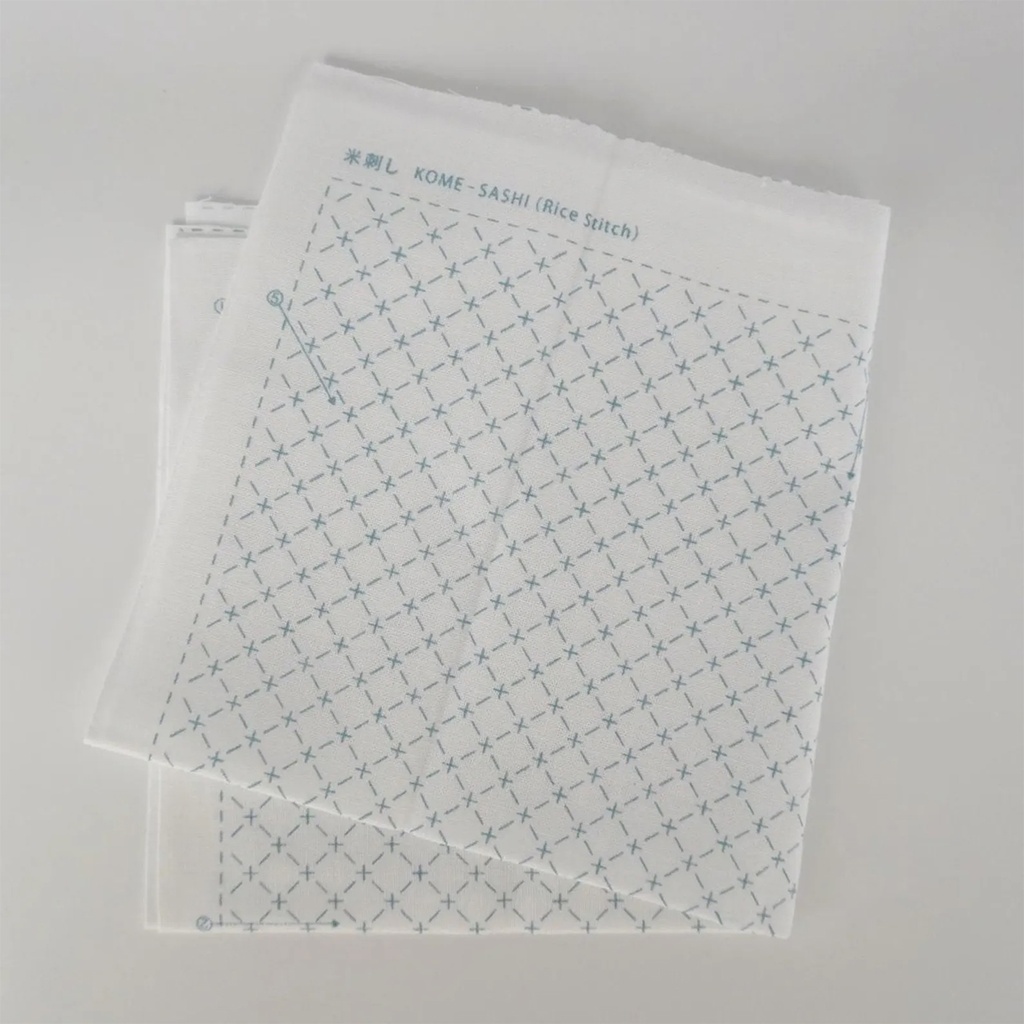 Rice, Sashiko Cloth, White