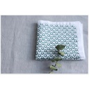 Forest, Sashiko Cloth, White