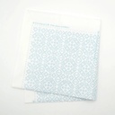 Flat Glass Marbles, Sashiko Cloth, White