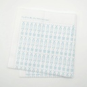 Pencil and Eraser, Sashiko Cloth, White