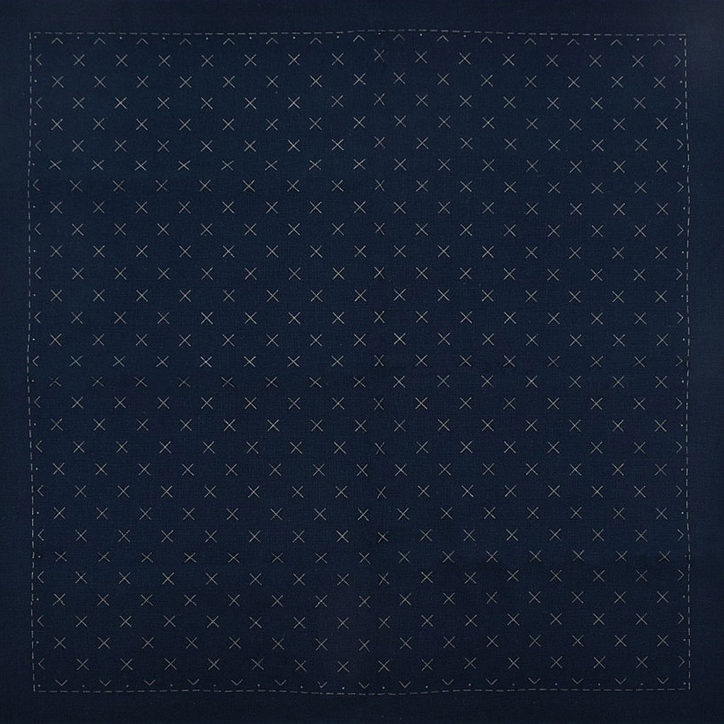 Olympus Sashiko Sampler, Asagao, Navy