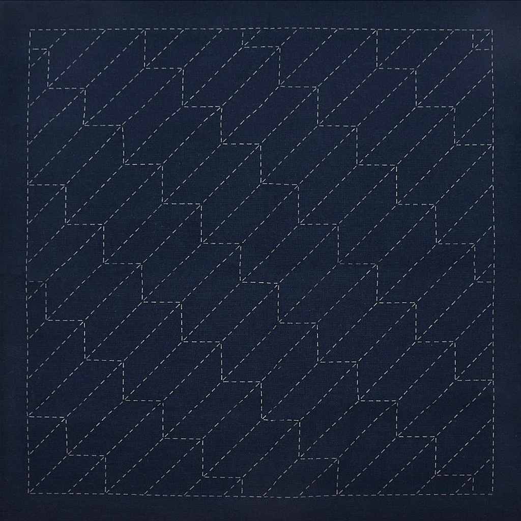 Olympus Sashiko Sampler, Yabane, Navy