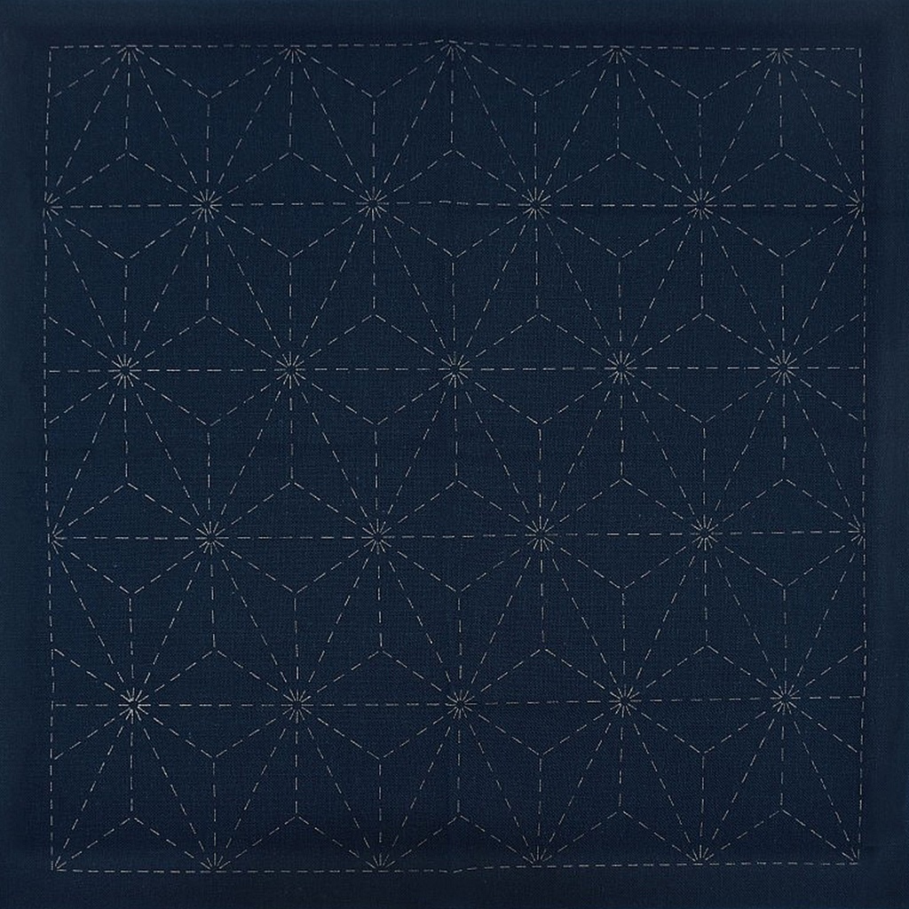 Olympus Sashiko Sampler, Aa-No-Ha, Navy
