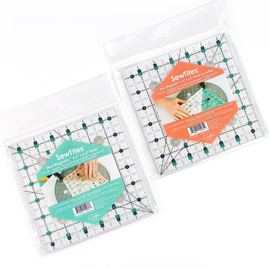 Sew Magnetic 6-1/2in x 6-1/2in Ruler 