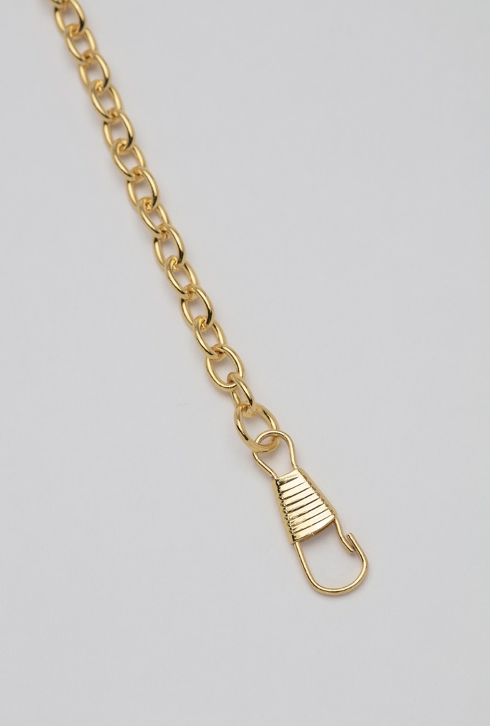 YELLOW GOLD 15IN PURSE CHAIN