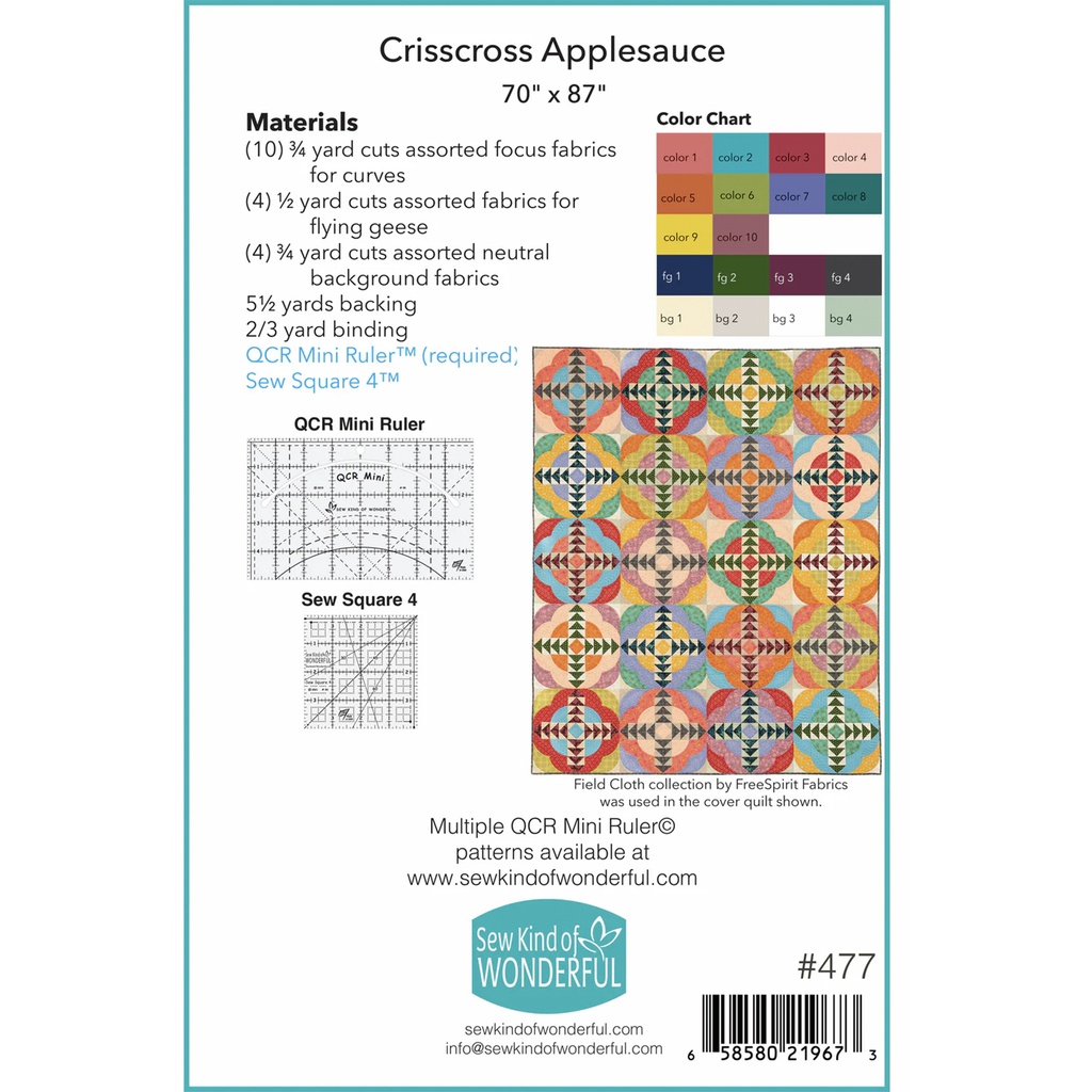 Crisscross Applesauce, Sew Kind of Wonderful