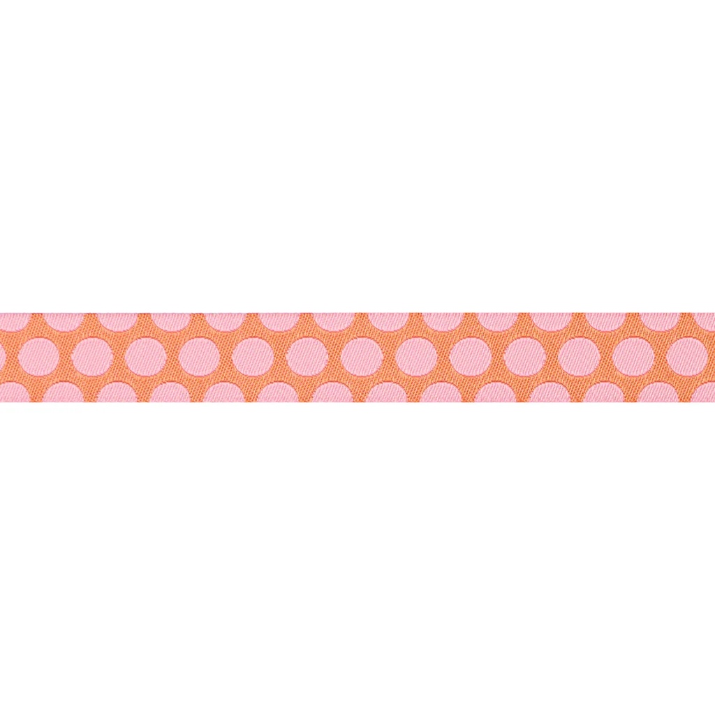 Ribbon Yardage - Dinosaur Eggs in Blush