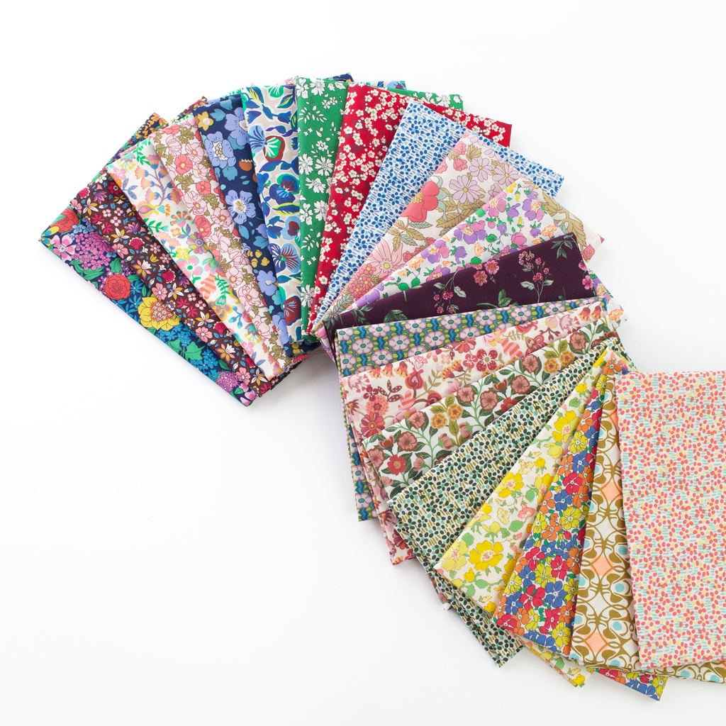 Poppy Sunrise Liberty Lawn FQ Bundle