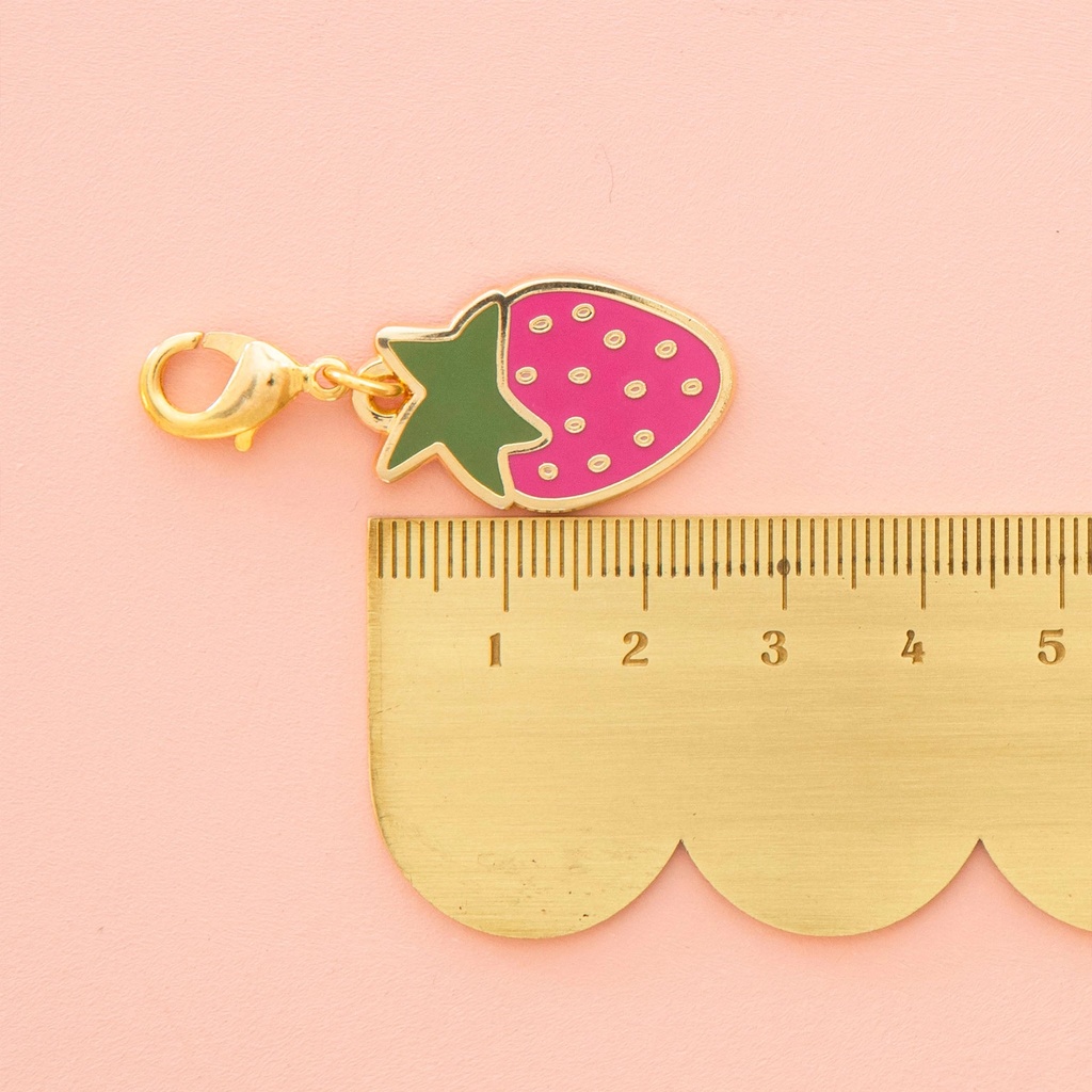 Color Wheel Zipper Charm