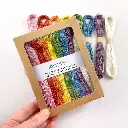 Naturally Dyed Silk Embroidery Floss - Rainbow Set