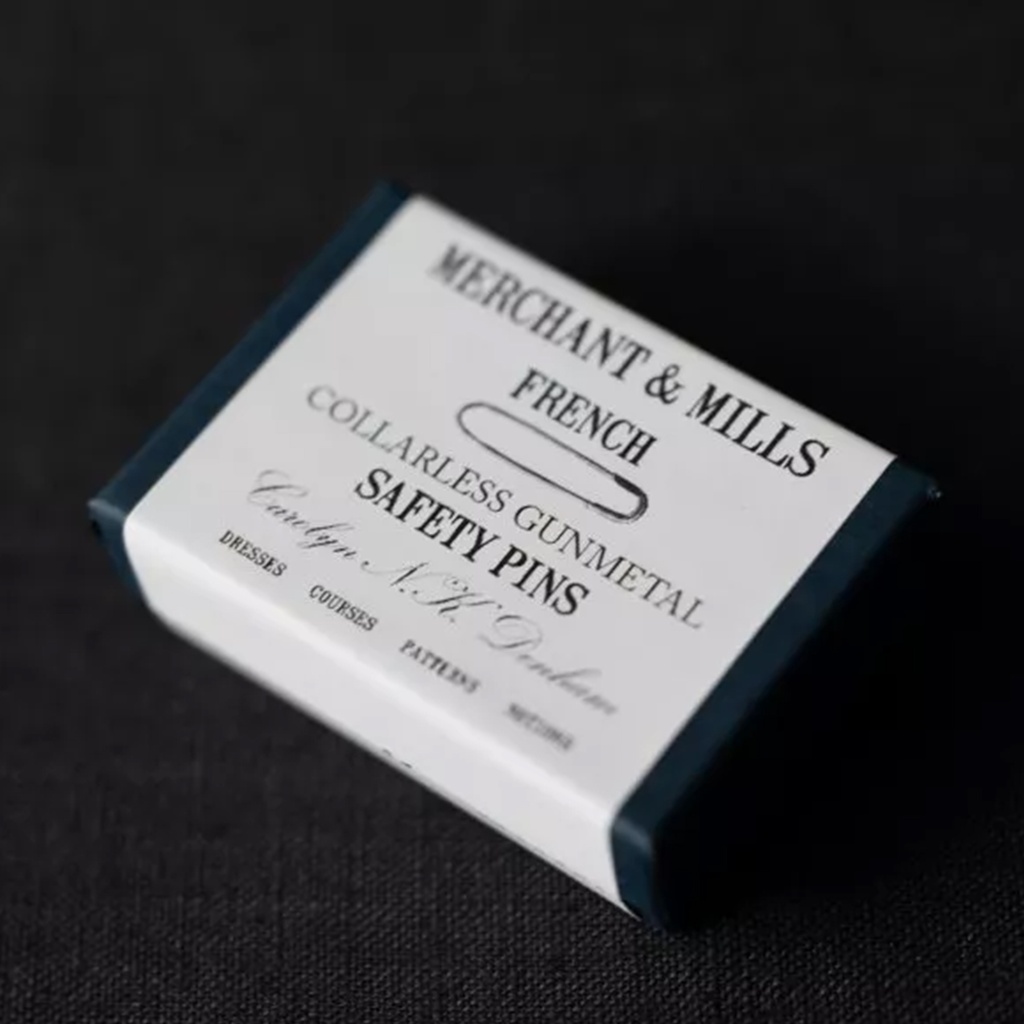 Gun Metal French Safety Pins