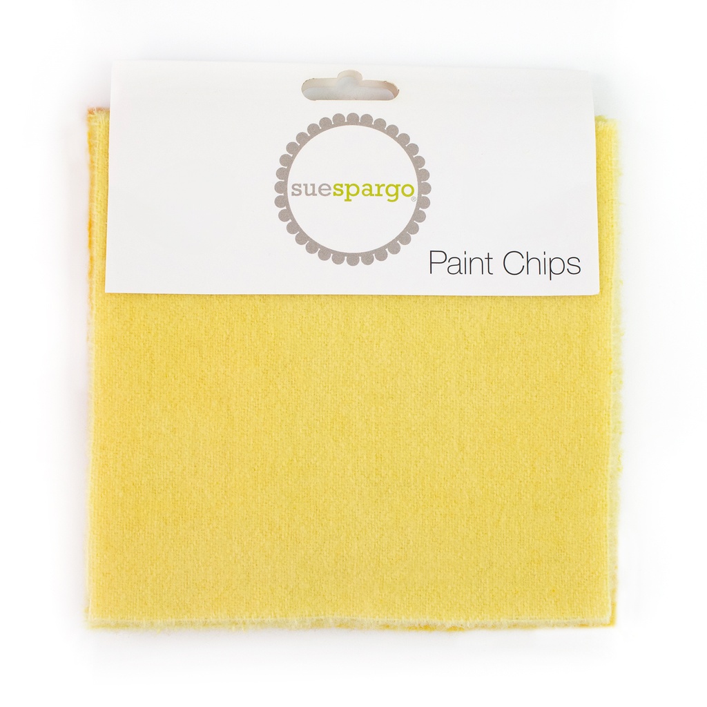 5" x 5" Solid Paint Chips - Yellow