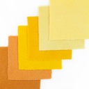5" x 5" Sparkle Paint Chips - Yellow