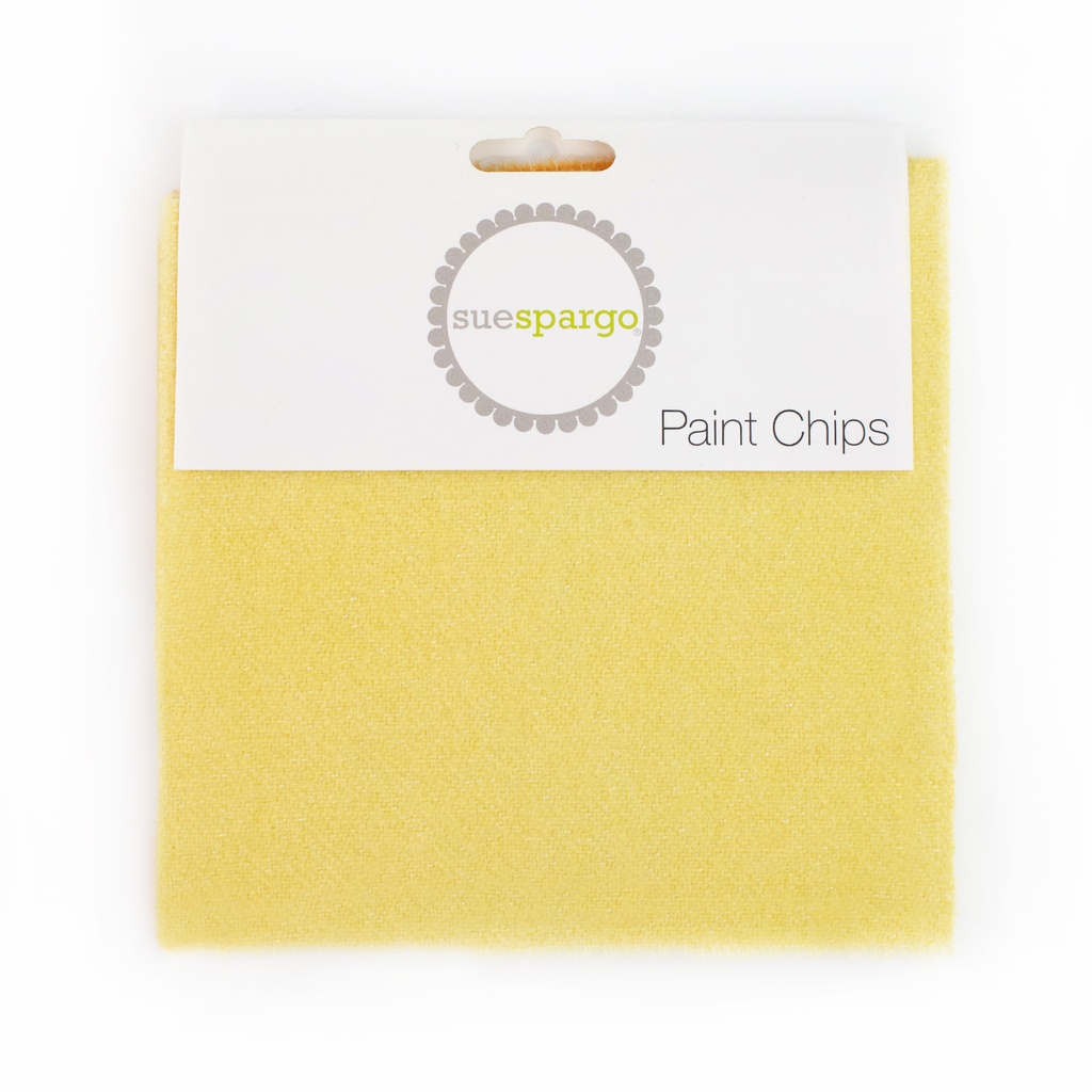 5" x 5" Sparkle Paint Chips - Yellow