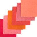 5" x 5" Solid Paint Chips - Orange