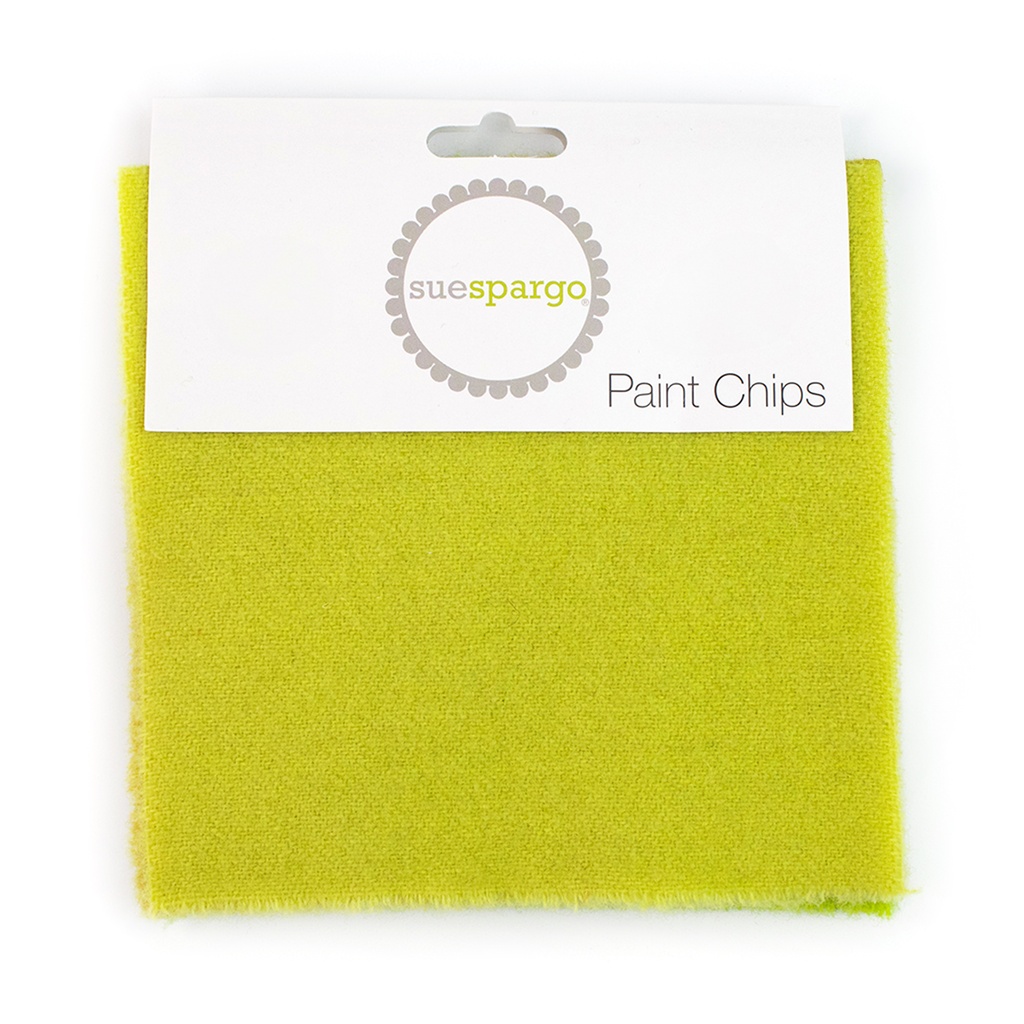 5" x 5" Solid Paint Chips - Green