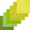 5" x 5" Sparkle Paint Chips - Green