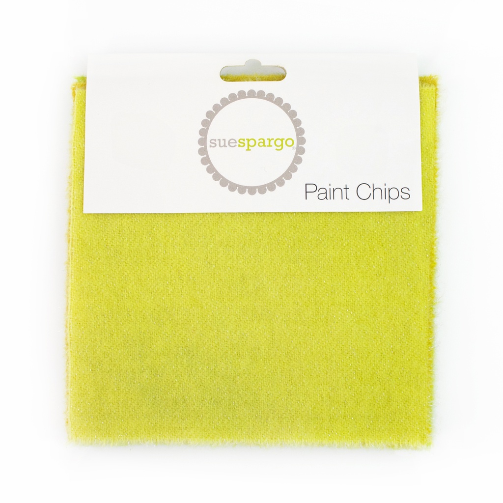 5" x 5" Sparkle Paint Chips - Green