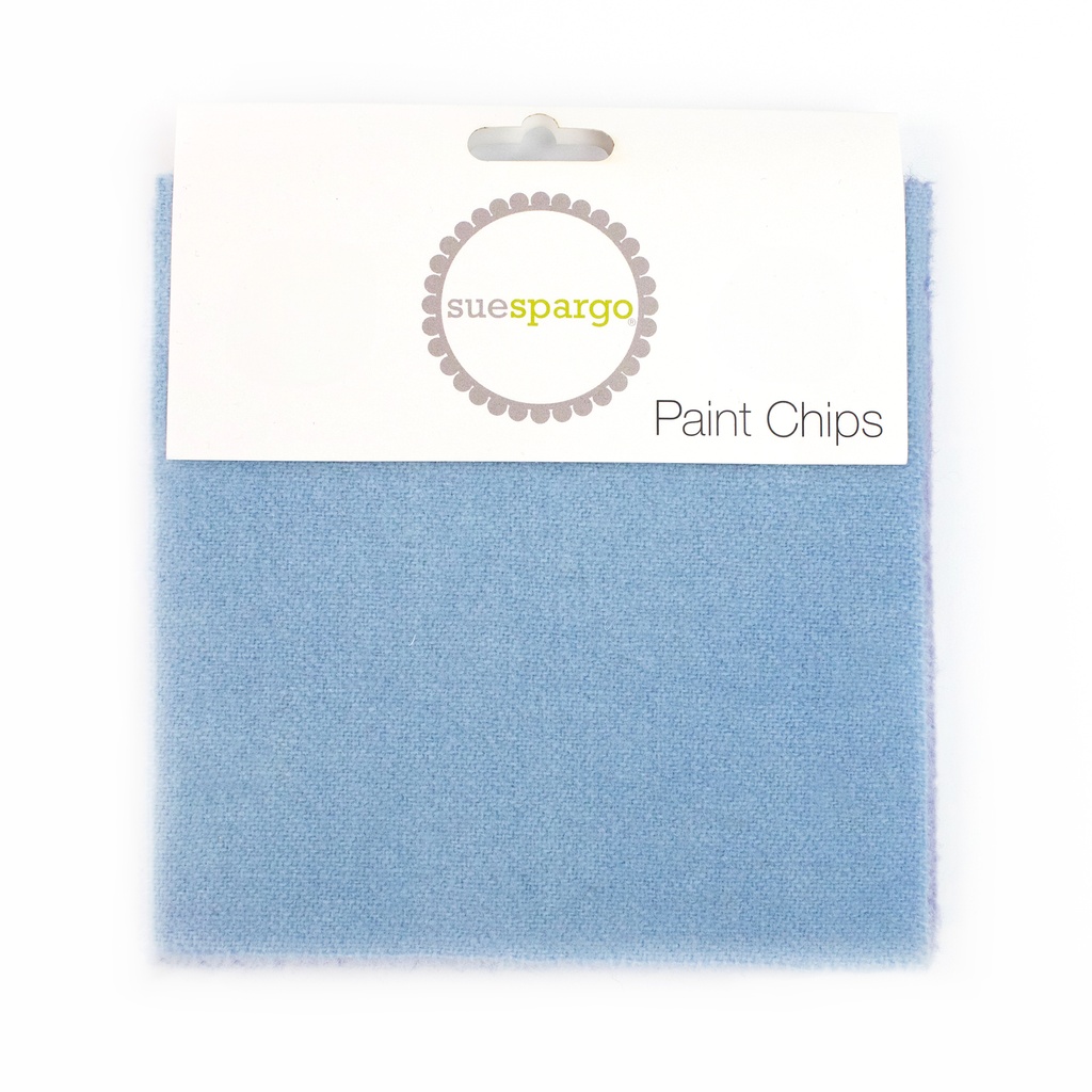 5" x 5" Solid Paint Chips - Blue