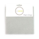 5" x 5" Solid Paint Chips - Grey