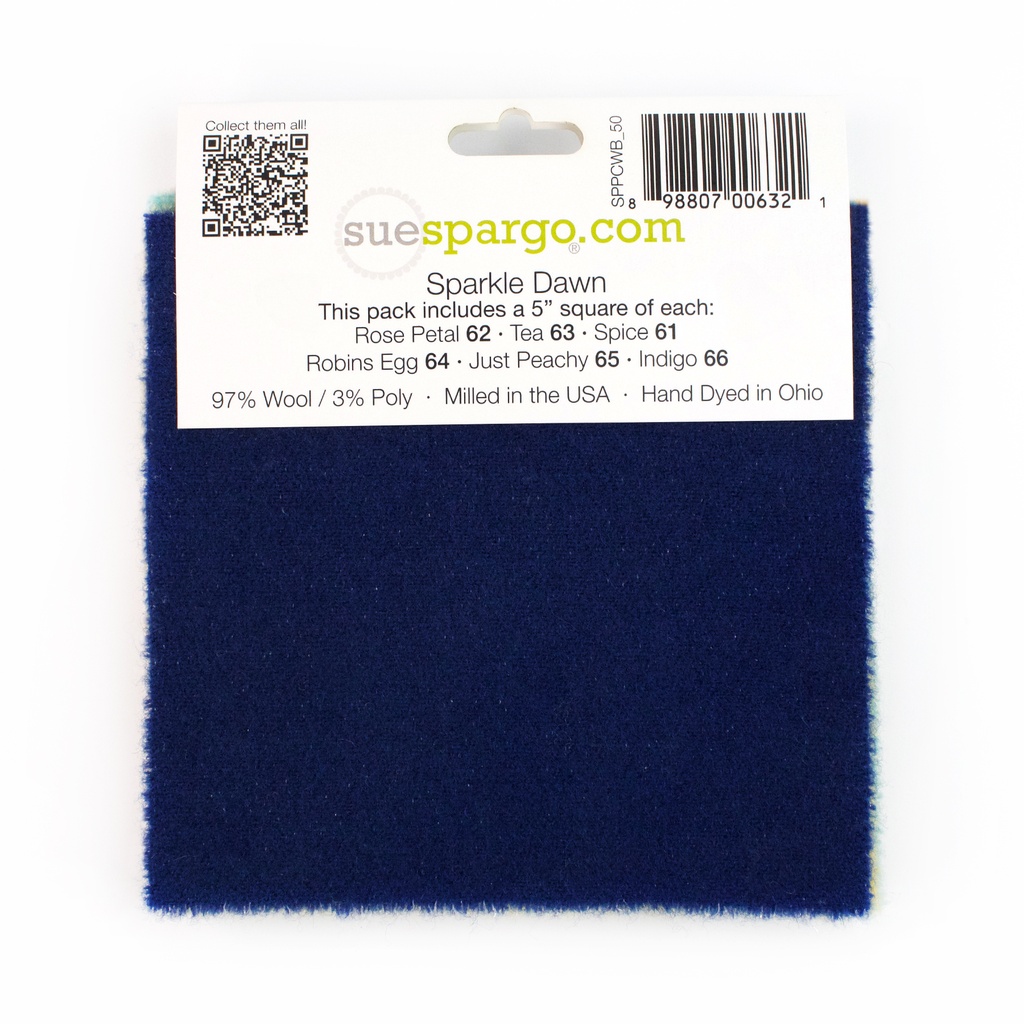 5" x 5" Sparkle Paint Chips - Dawn