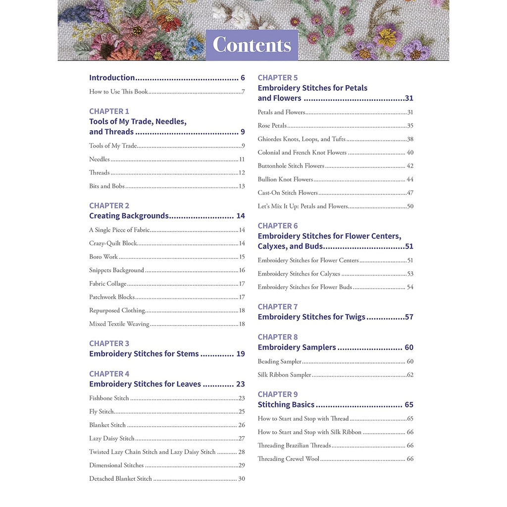 Foolproof Flower Embroidery Book