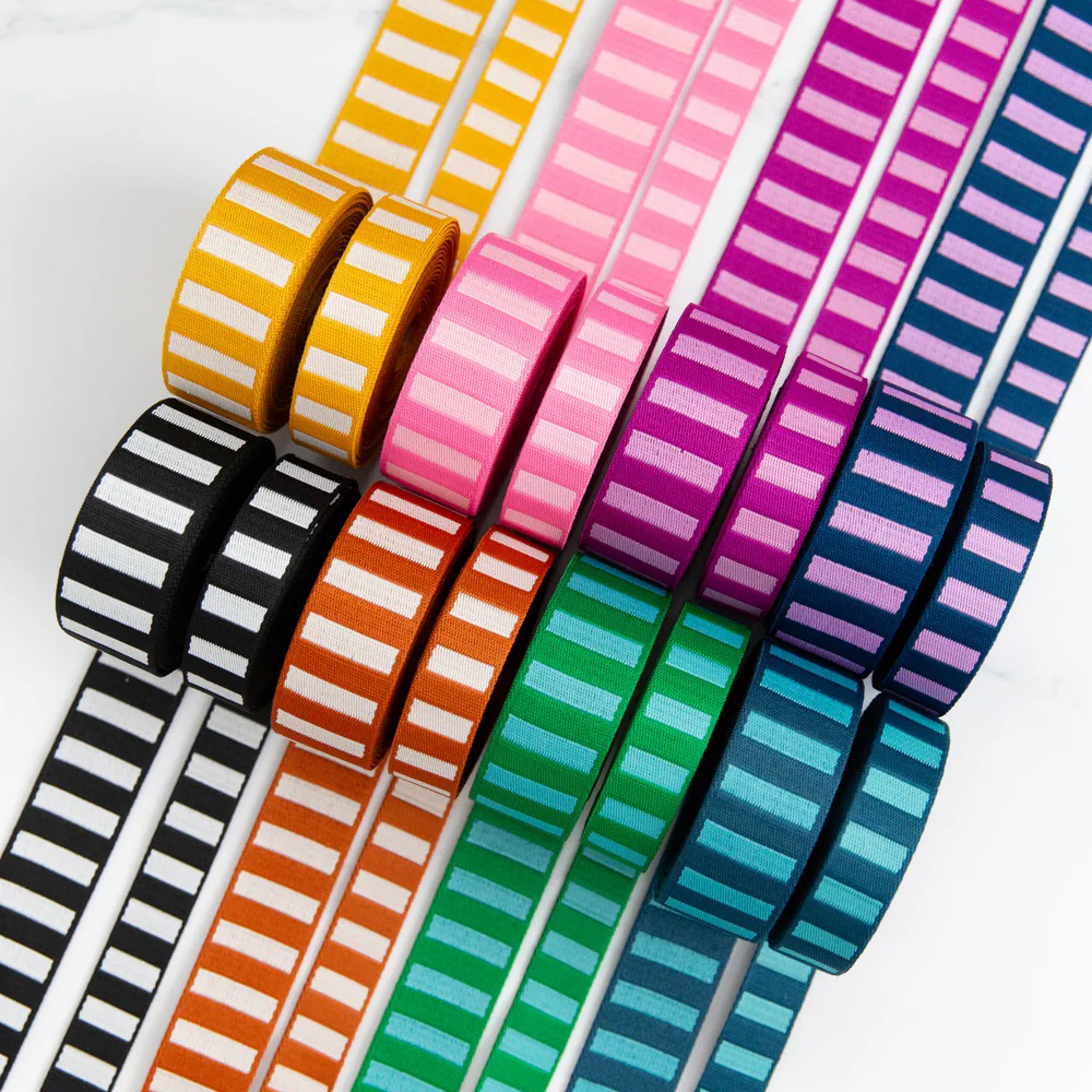 1-1/2" Wide Bold Stripe Webbing