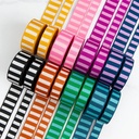 1-1/2" Wide Bold Stripe Webbing